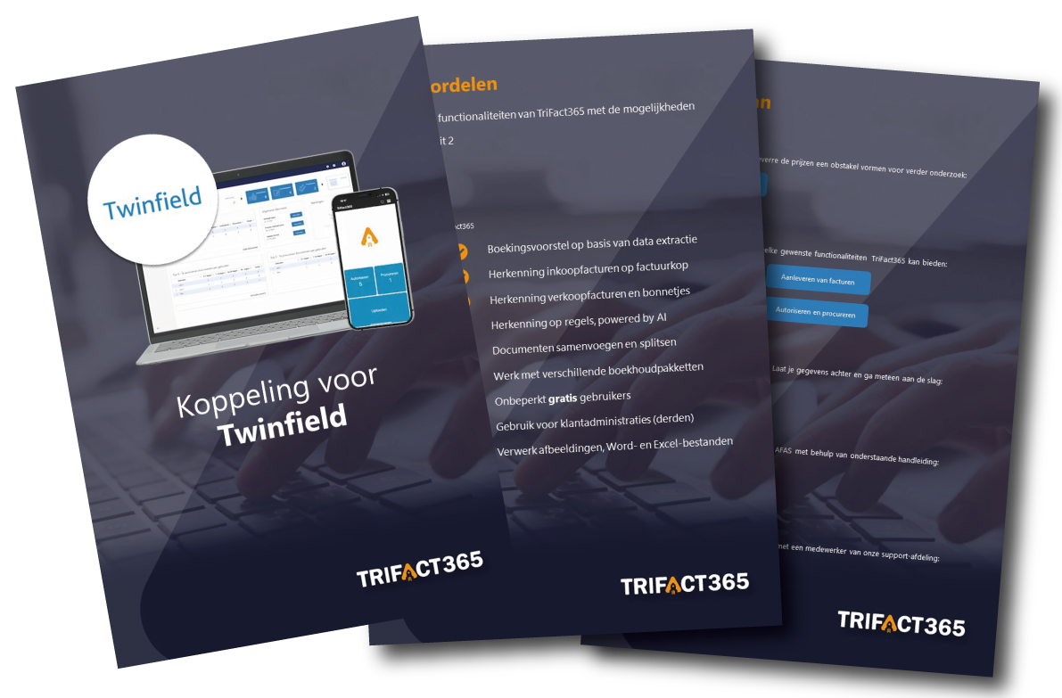 Brochure TriFact365 voor Twinfield scan en herken software