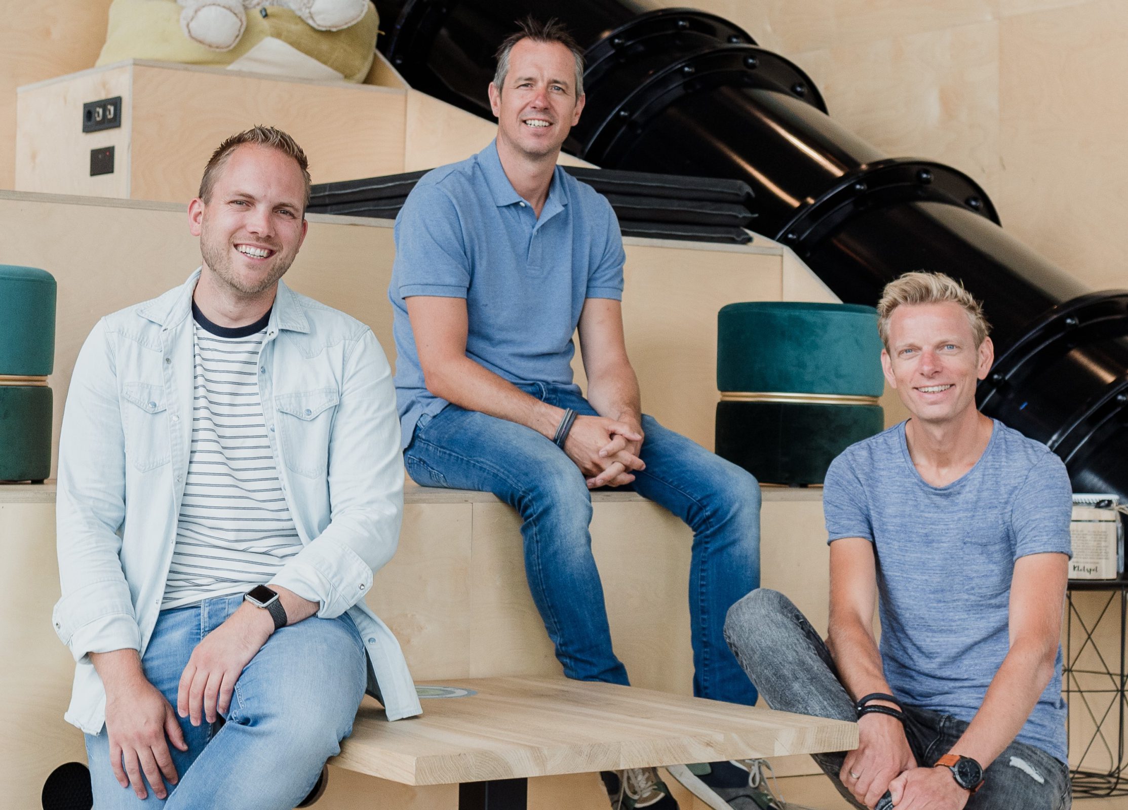 A photo of Wouter, Gerbrand and Arne from YourSurprise