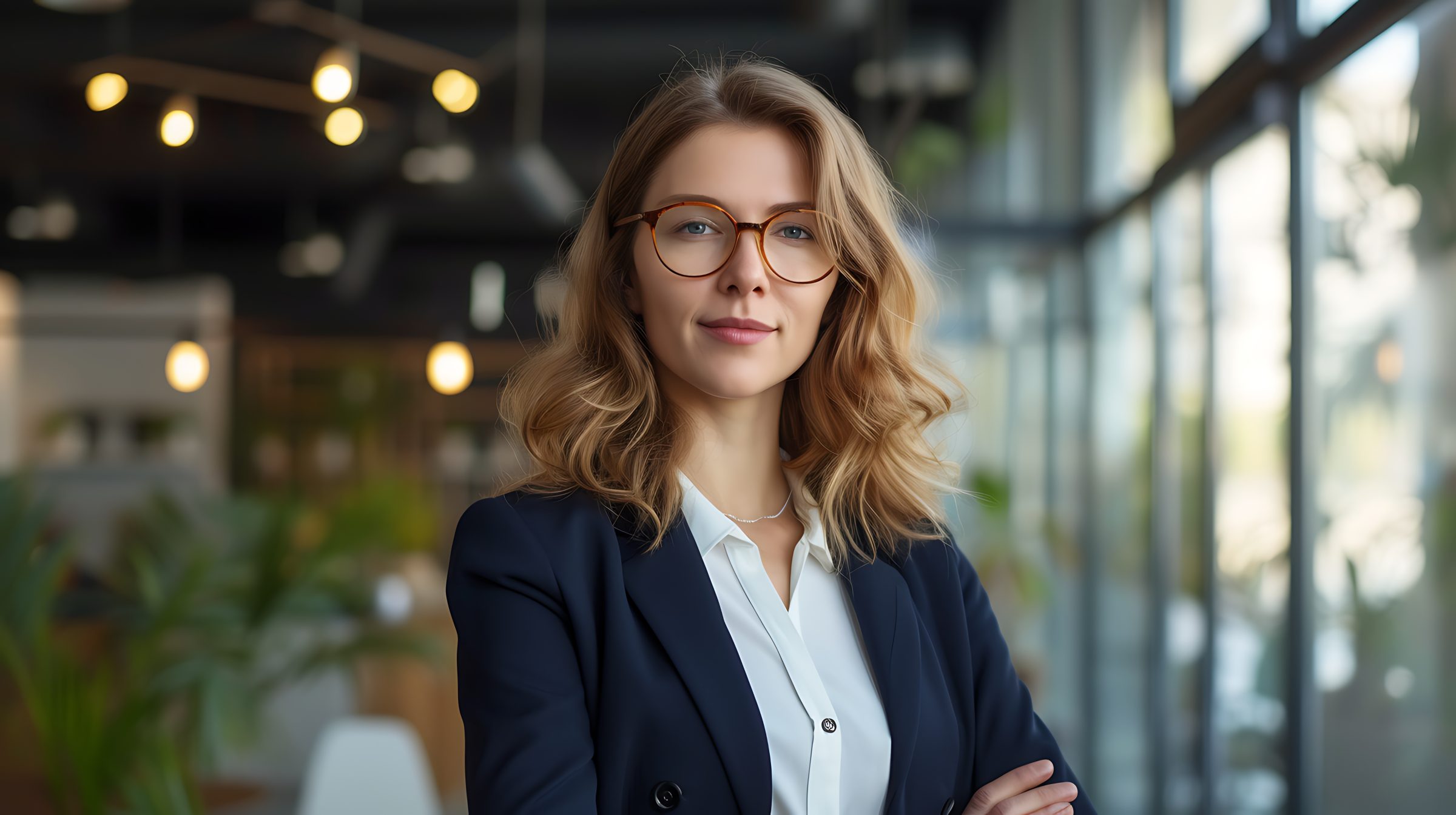 Een portret van een vrouw in een zakelijke omgeving die precies weet wat Rentabiliteit is.