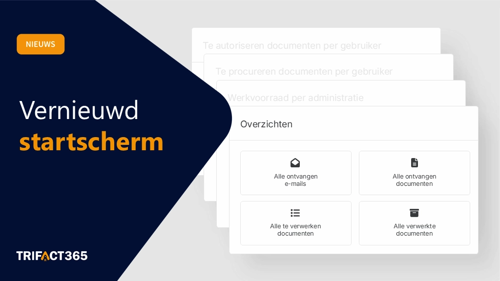Vernieuwd startscherm: sneller overzicht, meer focus