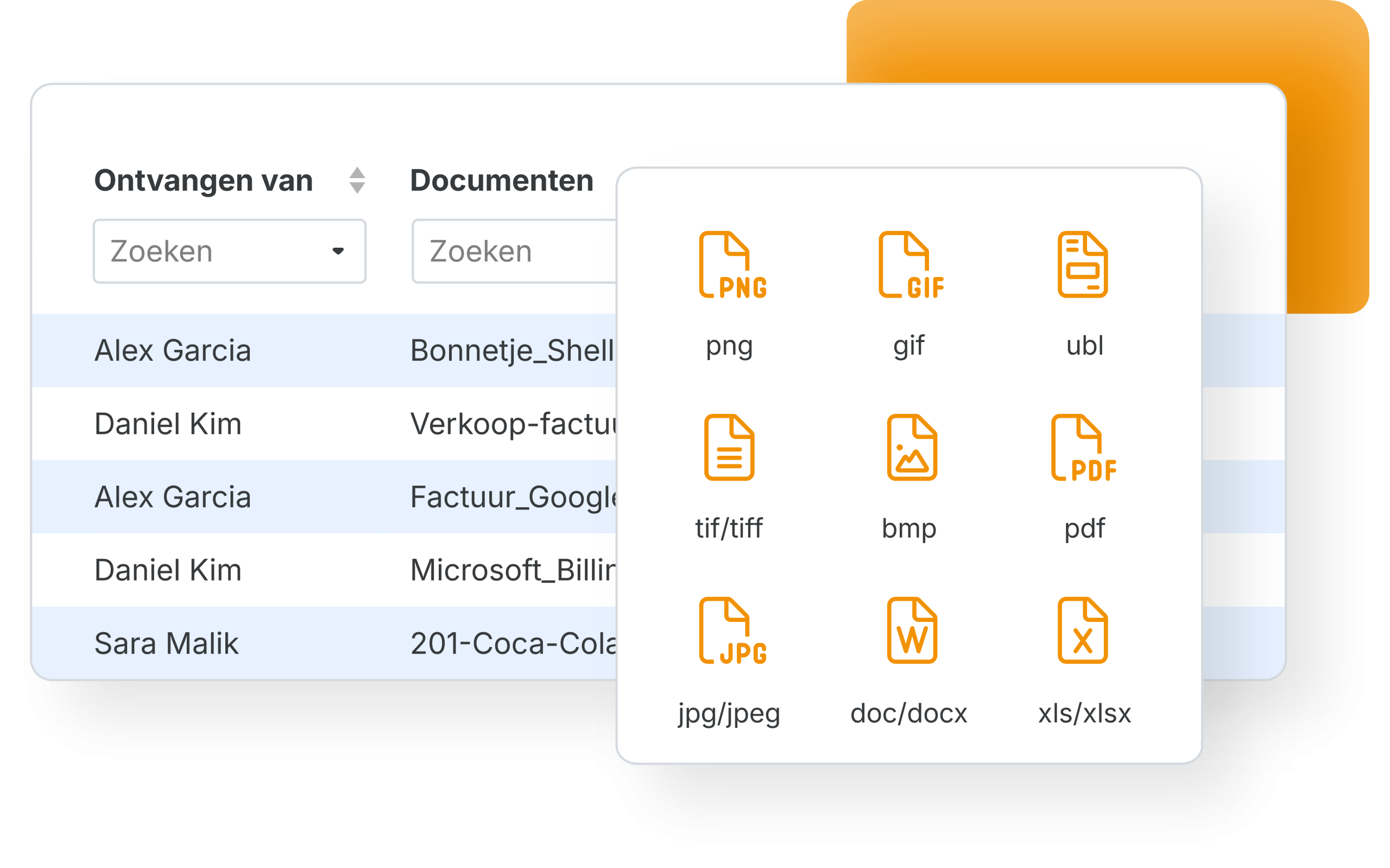 Automatic intake of e-invoices with a Peppol ID from TriFact365