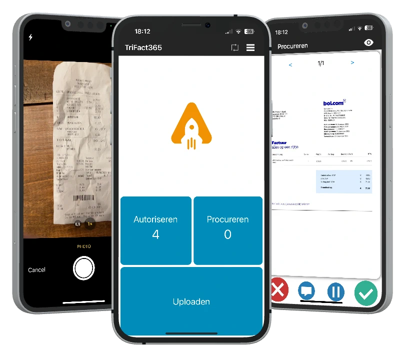 Submitting an expense claim with the mobile app