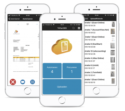 TriFact365 introduceert: Mobiele app voor verwerken van bonnetjes