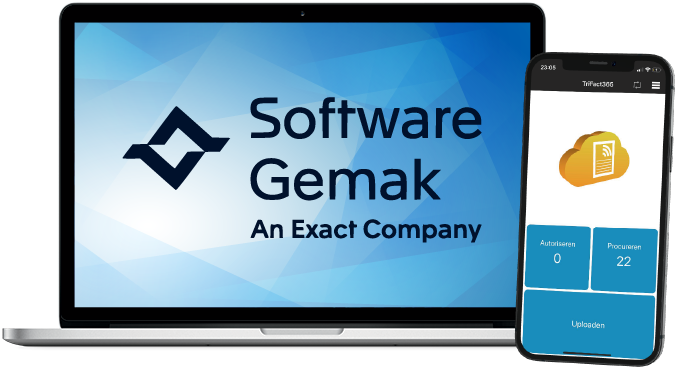 Boekhoud Gemak est une société Exact et est accélérée par la numérisation et la reconnaissance de TriFact365.